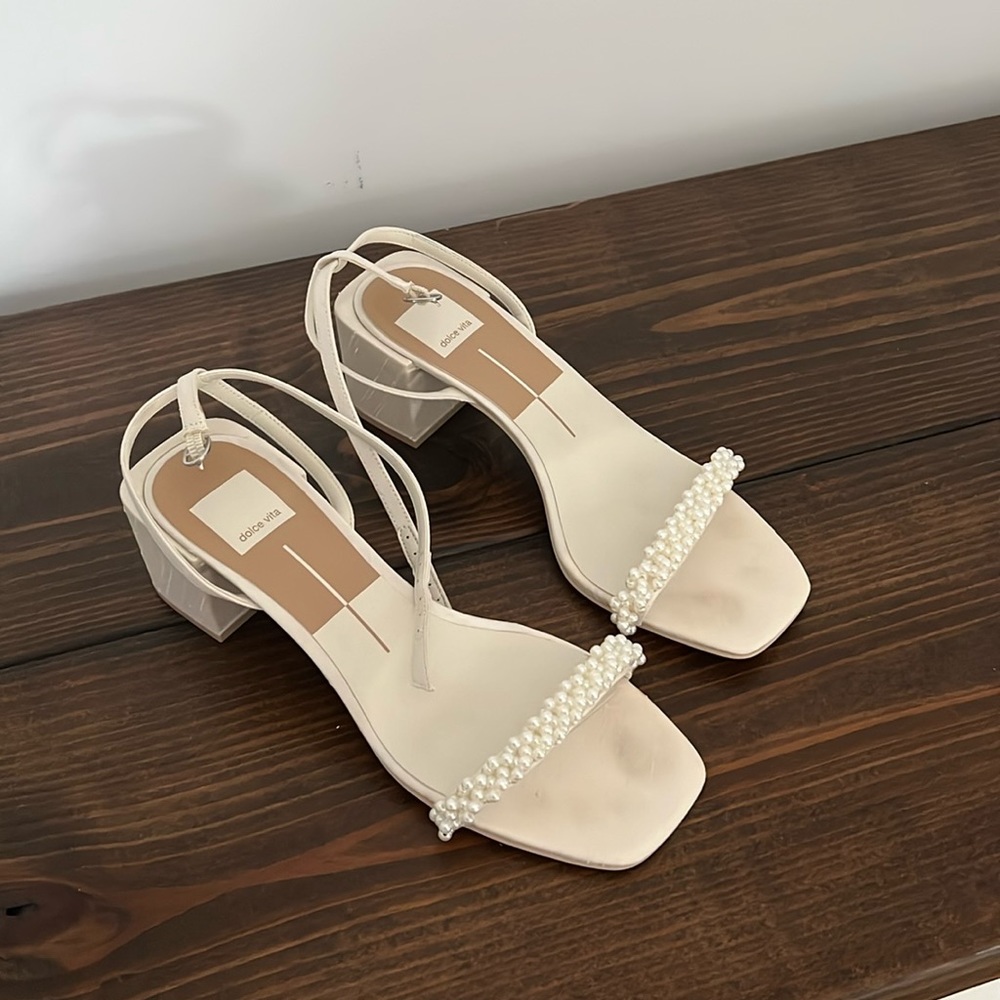 Dolce Vita - Zalima Pearl Heels SIZE 8.5 NEW